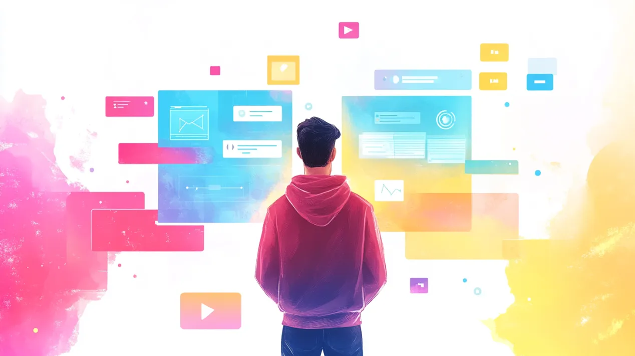 Person viewing digital identity and data ownership dashboards, symbolizing user control and transparency in Web3 decentralized platforms